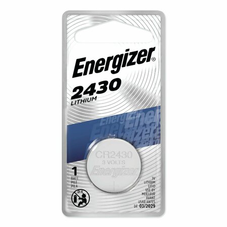ENERGIZER 2430 Lithium Coin Battery, 3 V ECR2430BP